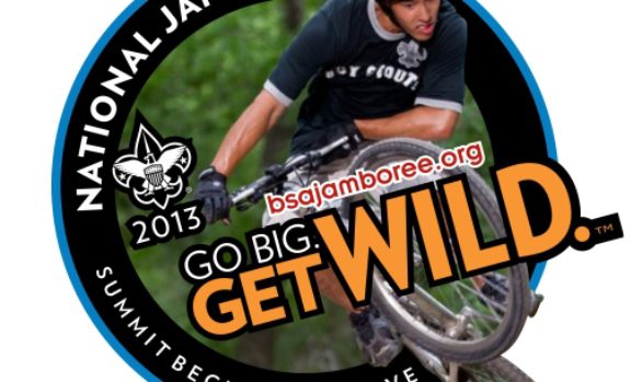 Mountain Biking Photo Emblem